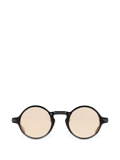 Movitra Round-frame Sunglasses In Black