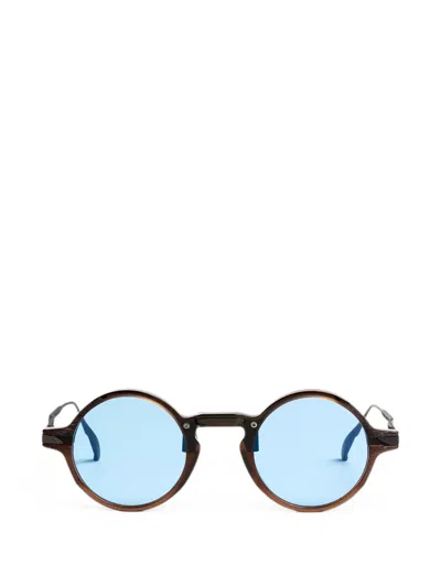 Movitra Round-frame Sunglasses In Brown