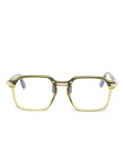 Movitra Brille Mit Eckigem Gestell In Green