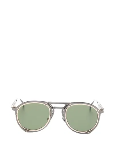 Movitra Trinitas 04 Pilot-frame Sunglasses In Gray
