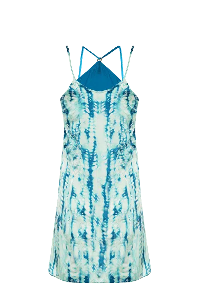 Movom Women's Blue Tao Layered Dress