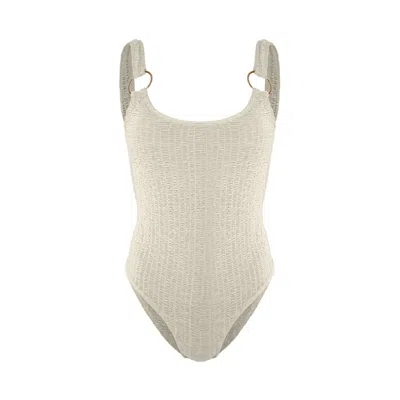 Movom Women's White Sonic Smock Swimsuit