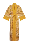 Movom Women's Yellow / Orange Johona Kimono In Yellow/orange