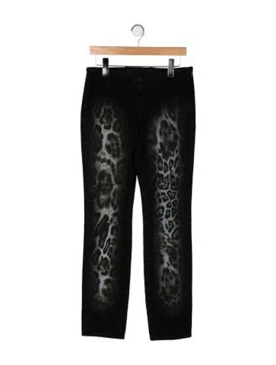 Pre-owned Mowalola 2025 Straight Leg Jeans In Black