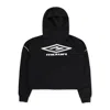 Mowalola Black Tech Hoodie In Black