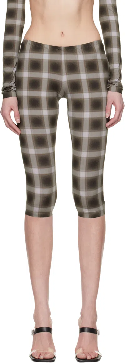 Mowalola Brown Miss Sixty Edition Vintage Capri Leggings
