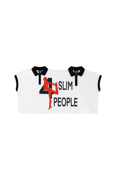 Mowalola Double Polo Red/black/white
