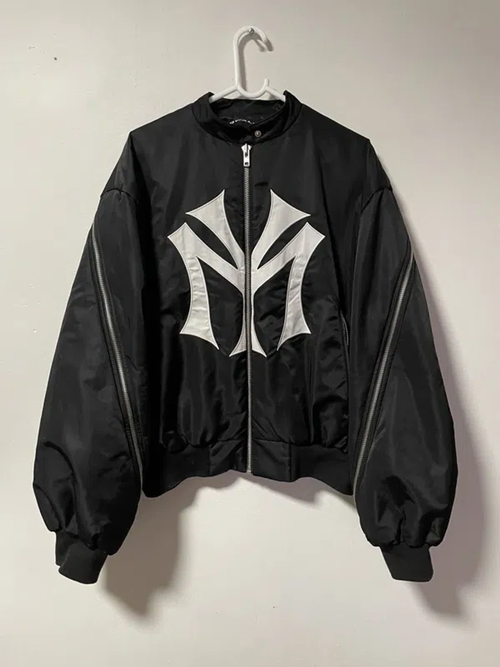 k*様 Mowalola My City Bomber jacket Timothée Chalamet Mowalola My City Jacket | Shop Now