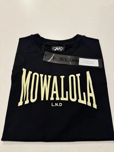 Pre-owned Mowalola Sweat Tee In Black