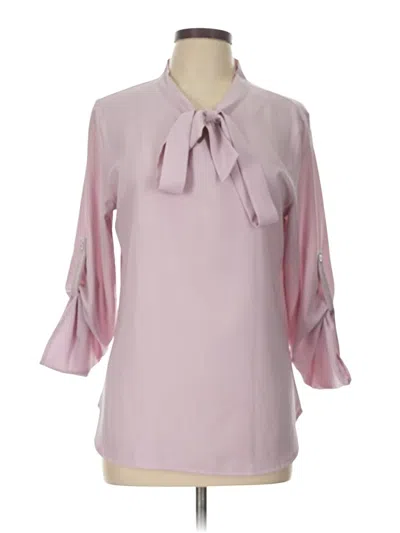 Pre-owned Moyabo 3/4 Sleeve Blouse In Pink