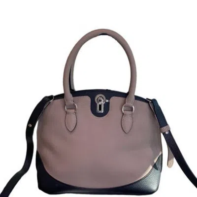 Pre-owned Moynat Calfskin Two-way Bag Medium In Pink
