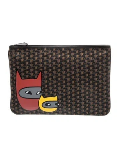 Pre-owned Moynat Clutch In Blac