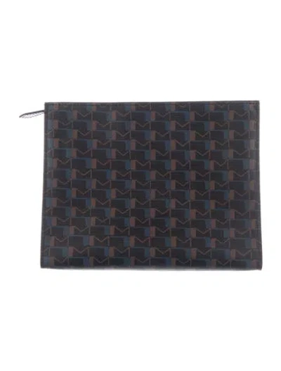Pre-owned Moynat Cosmetic Bag In Blue