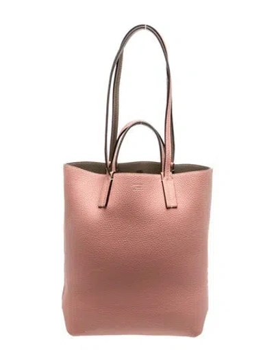 Pre-owned Moynat Leather Bucket Bag In Pink