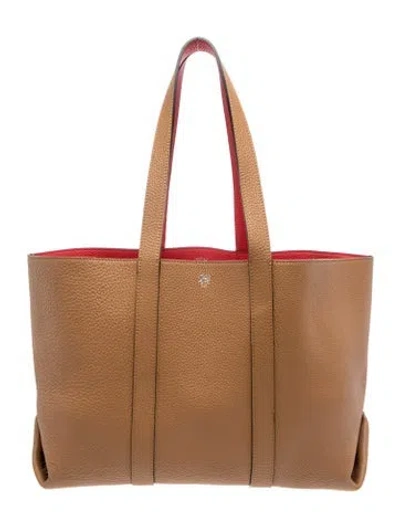 Pre-owned Moynat Leather Duo Cabas Mm