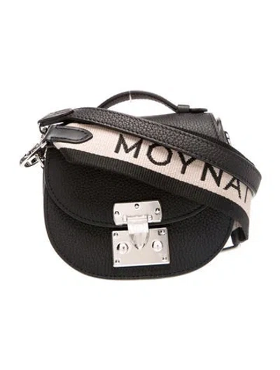 Pre-owned Moynat Leather Flori Nano In Black