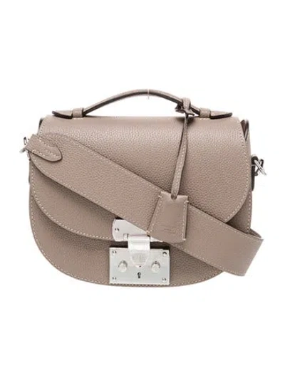 Pre-owned Moynat Leather Flori Pm In Neutral