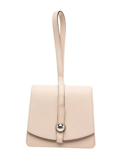 Pre-owned Moynat Leather Madeleine In Neutrals