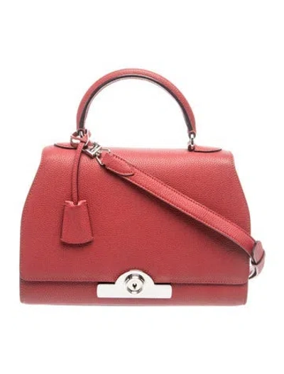 Pre-owned Moynat Leather Rejane Pm In Pink