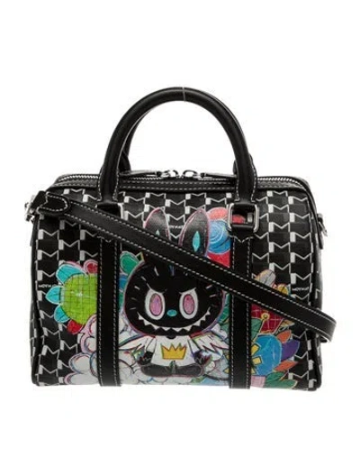 Pre-owned Moynat Monogram X Kasing Lung 48h Mini M Bag Mini In Black