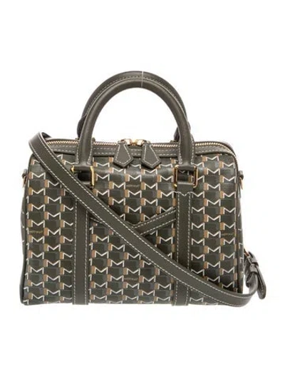 Pre-owned Moynat Top Handle Bag In Green