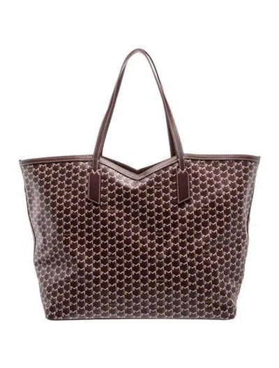 Pre-owned Moynat Tote In Purple