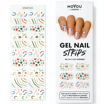 Moyou London Moyou Gel Nail Strip - Patterns (various Options) - Confetti Dip In Confetti Dip