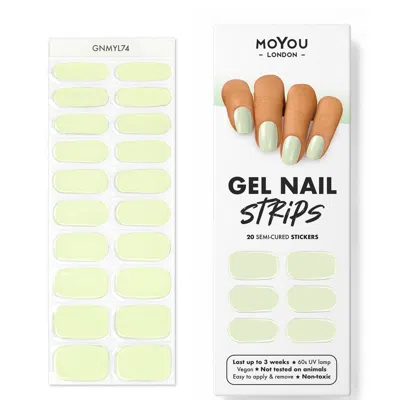 Moyou London Moyou Gel Nail Strip - Basics (various Options) - Mint To Be In Mint To Be