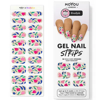 Moyou London Moyou Gel Nail Strip - Patterns (various Options) - @nailjob 01 In @nailjob 01