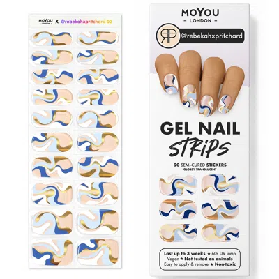 Moyou London Moyou Gel Nail Strip - Patterns (various Options) - @rebekahxpritchard 02 In @rebekahxpritchard 02