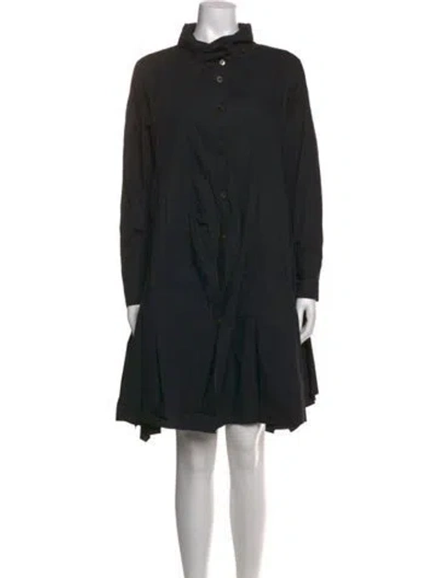 Pre-owned Moyuru Midi Length Dress In Black