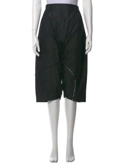 Pre-owned Moyuru Wide Leg Pants In Black