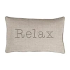 Mozaic Company 13''x20'' Corded Emb Relax Outdoor Pillow In Gray