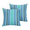 Mozaic Company 18'' Knife Edge 2-pc. Square Outdoor Pillow - Dolce Oasis In Blue
