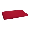 Mozaic Company 60''x19''x3'' Bench Bristol Patio Seat Cushion - Crimson In Red