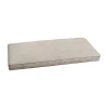 Mozaic Company 60''x19''x3'' Bench Corded Patio Seat Cushion - Cast Silver In Gray