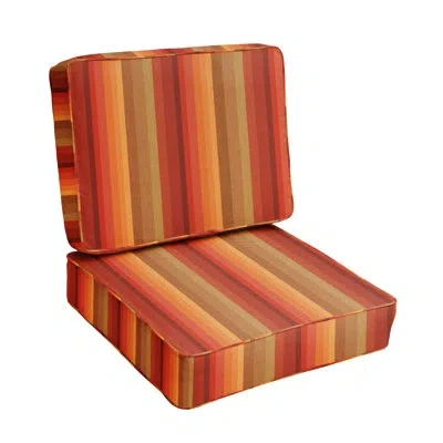 Mozaic Company Astoria Indoor/outdoor Sunbrella Seat/back Cushion In Astoria Sunset Sunbrella®