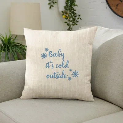 Mozaic Company Baby It's Cold Outdoor Square Pillow Cover & Insert