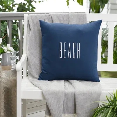 Mozaic Company Beach Outdoor Square Pillow Cover & Insert