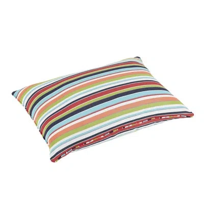 Mozaic Company Blair Striped Outdoor Reversible Throw Pillow In Multi