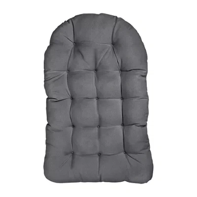 Mozaic Company Egg Chair Cushion Patio Seat In Gray
