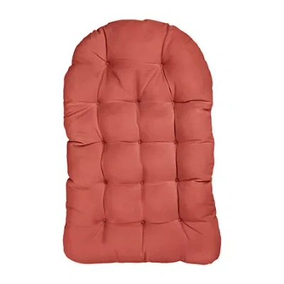 Mozaic Company Egg Chair Cushion Patio Seat In Orange