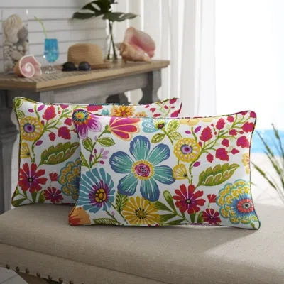Mozaic Company Gabby Indoor/outdoor Floral Lumbar Pillow