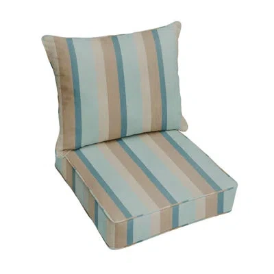 Mozaic Company Gateway Mist Indoor/outdoor Sunbrella Seat/back Cushion