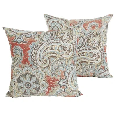 Mozaic Company Handley Indoor / Outdoor Paisley Throw Pillow