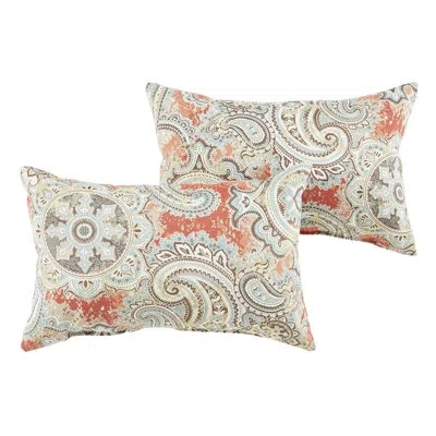Mozaic Company Handley Indoor/outdoor Paisley Lumbar Pillow