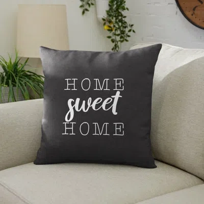 Mozaic Company Isla Throw Pillow In Gunmetal Gray