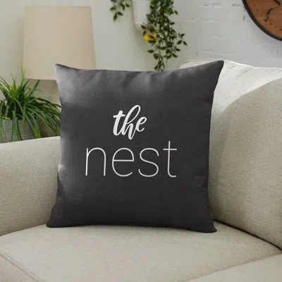 Mozaic Company Jennifer Throw Pillow In Gunmetal Gray
