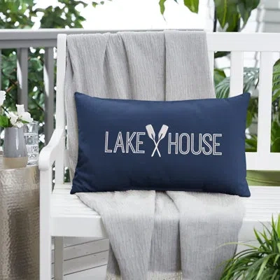 Mozaic Company Lake House Outdoor Rectangular Pillow Cover & Insert