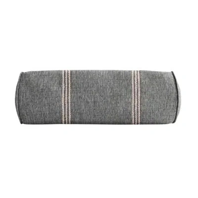 Mozaic Company Lengthen Striped Sunbrella® Indoor/outdoor Reversible Throw Pillow In Tan